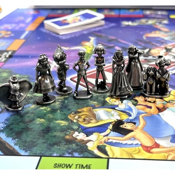 Disney Monopoly Board Game  Great Conditon 2001 Vintage Minus Rule Book - Picture 4 of 7